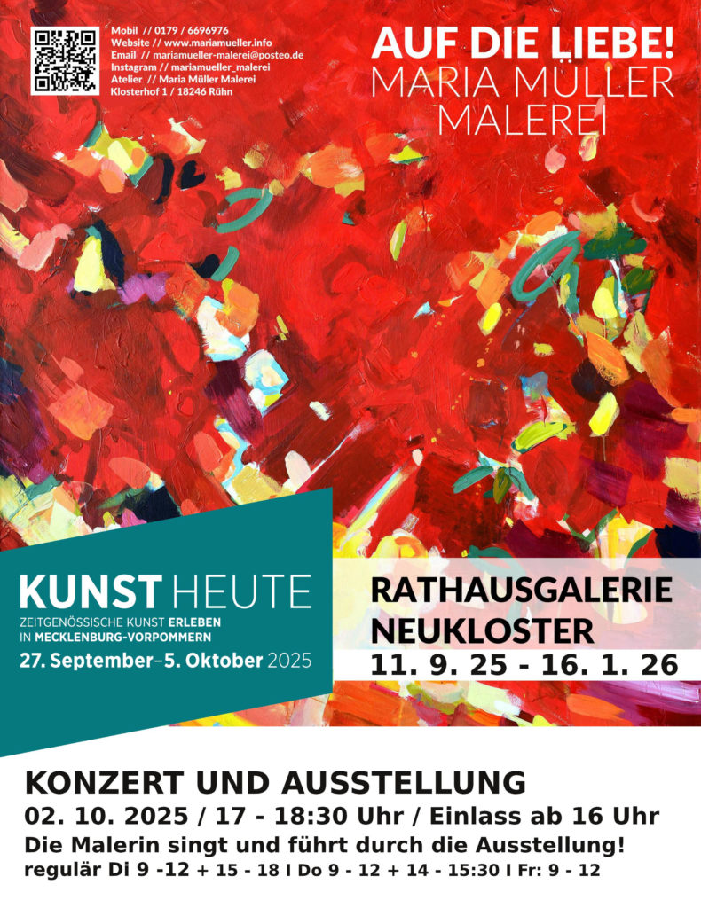 "Auf die Liebe!" - Ausstellung von Maria Müller (KUNST HEUTE 2025)