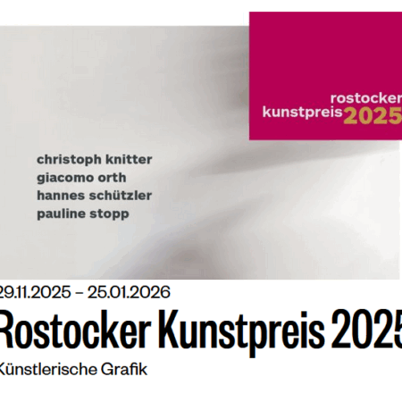 Rostocker Kunstpreis 2025 - Ausstellung mit Pauline Stopp